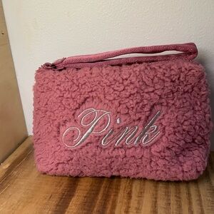 PINK Victoria's Secret Textured Cosmetic Bag